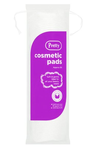 Pretty 80 Cosmetic Pads £1.39