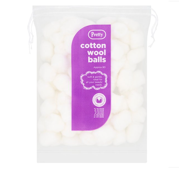 Pretty Cotton Wool Balls 40g £1.25