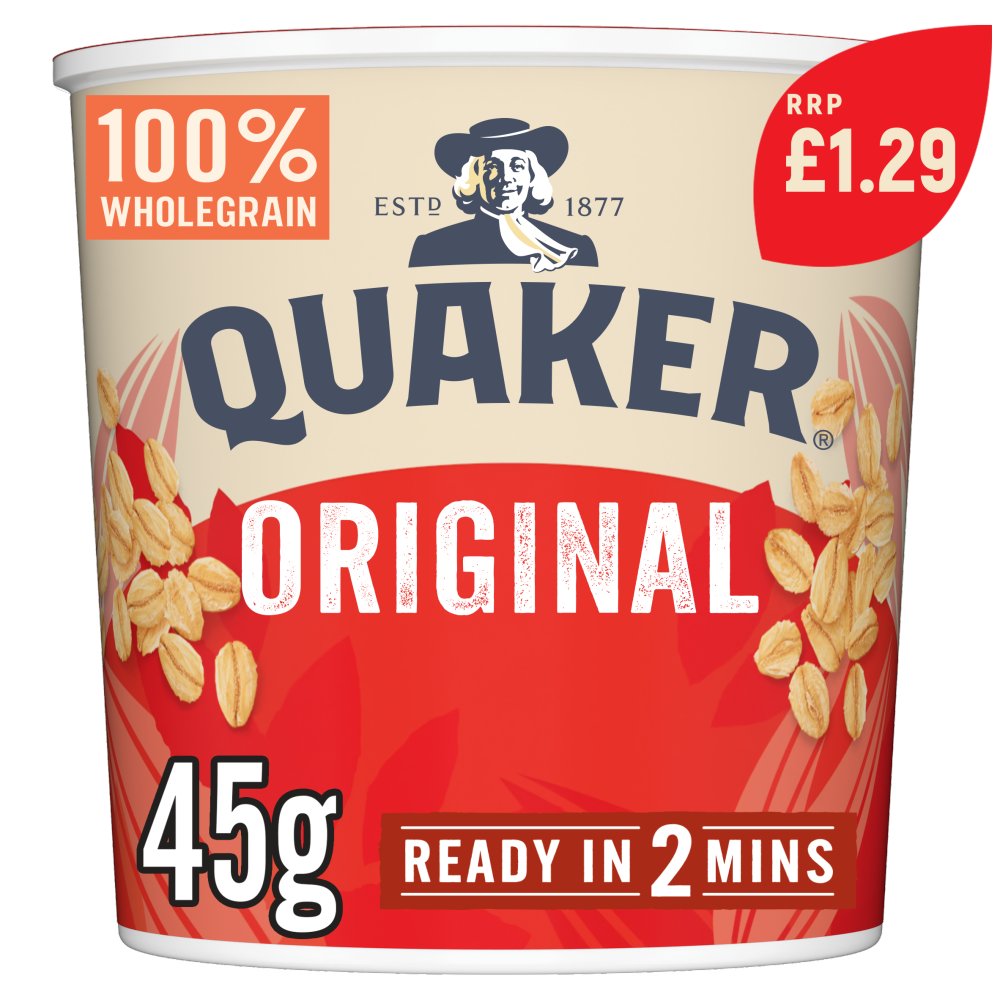 Quaker Oat So Simple Original Porridge Pot £1.29