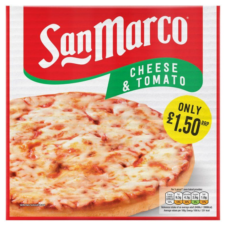 San Marco Thin Cheese & Tomato 253g Price Marked £1.50