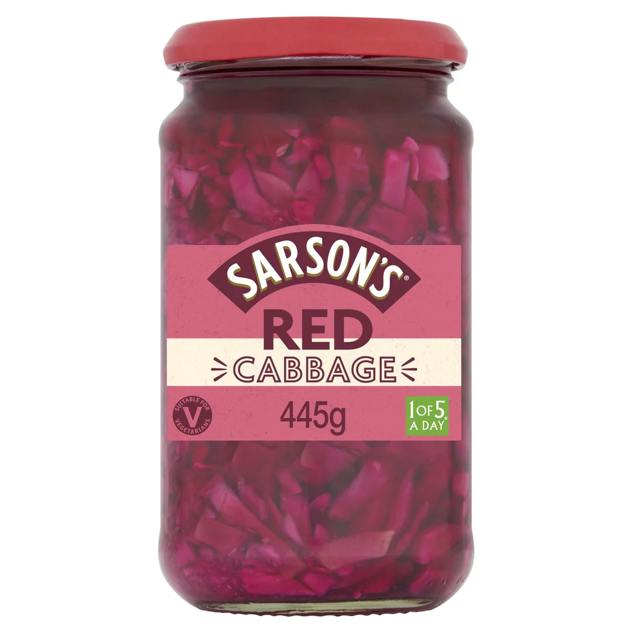 Sarson's Sweet And Mild Red Cabbage (445g)