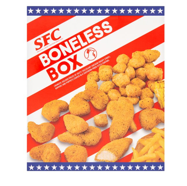 SFC Boneless Box 500g ChickenBox NightDinner MixedFriedChicken fried chicken