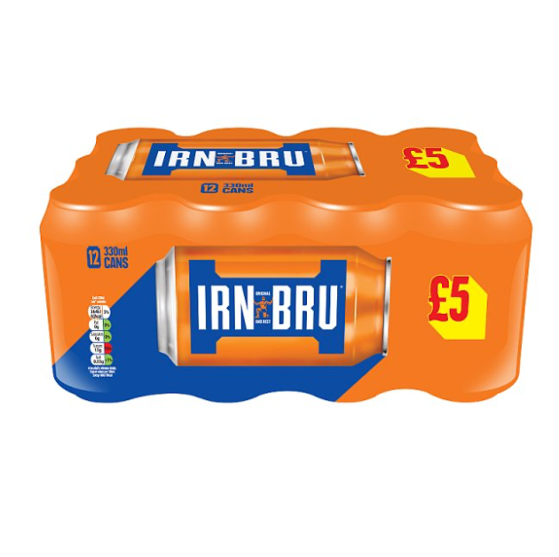 Irn-Bru 12 x 330ml Multipack Softdrinks Irnbrumultipack