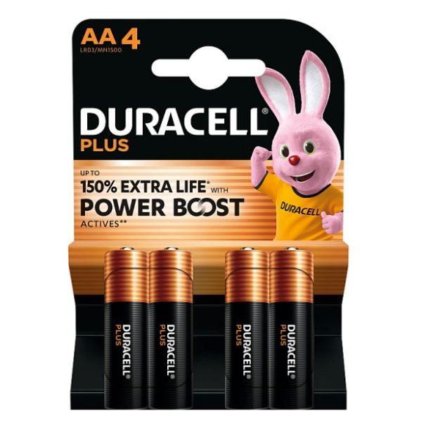 Batteries for Toys/Devices - Duracell AA LR6