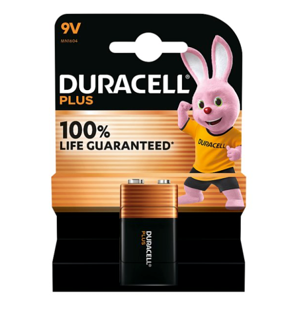 Batteries for Toys/Devices - Duracell 9V Alkaline 6LR61