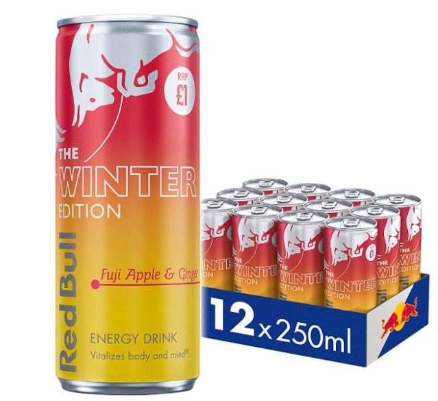 Redbull Flavoured Energy Drink 250ml - Fuji Apple & Ginger