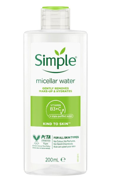 Simple Kind to Skin Micellar Cleansing Water 200 ml