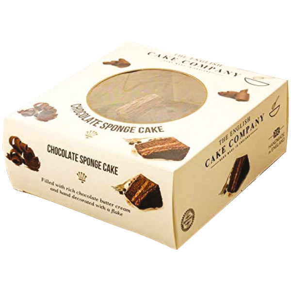 Single English Cake Company Chocolate Sponge Cake Single £3.25