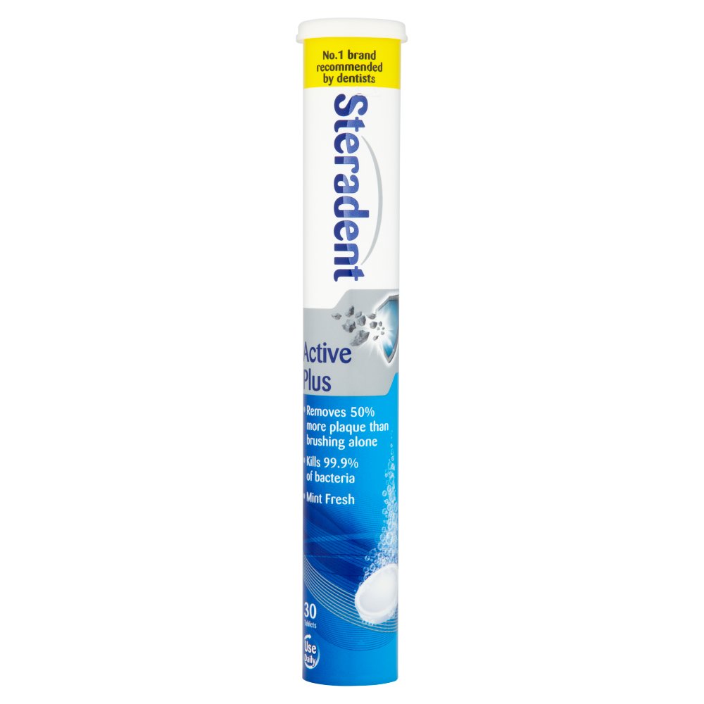 Steradent Active Plus 30 Tablets £1.69