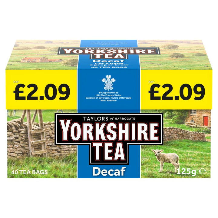 Yorkshire Tea Bag - Decaf 40 Bags
