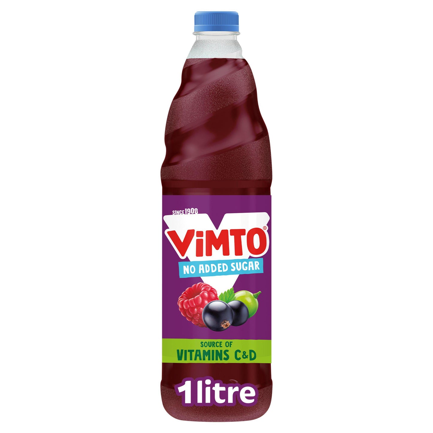 Vimto Original Real Fruit Squash Blackcurrant Grape & Raspberry 1L
