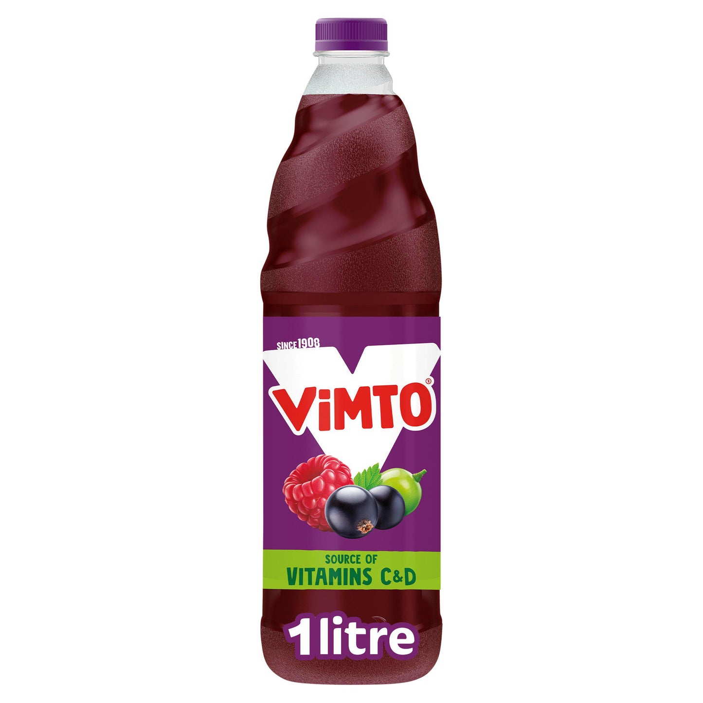Vimto Original Real Fruit Squash Blackcurrant Grape & Raspberry 1L