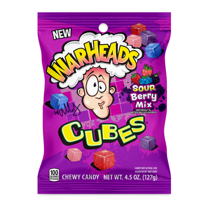 Warheads  Cubes - 4.5oz - Sour Berry Mix
