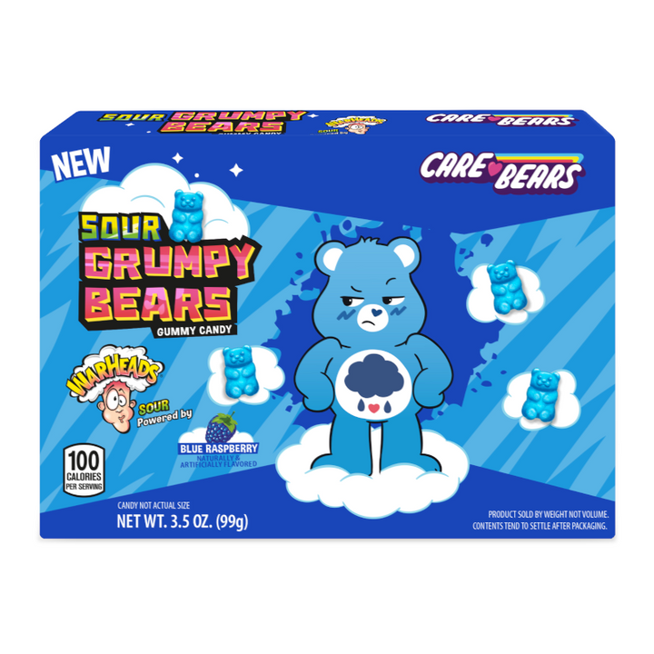 Warheads Care Bears - Sour Grumpy Bears Theatre Box