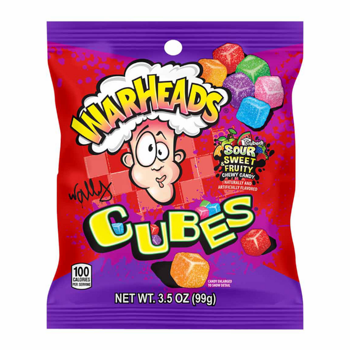 Warheads  Cubes - 4.5oz - Sour Sweet & Fruity