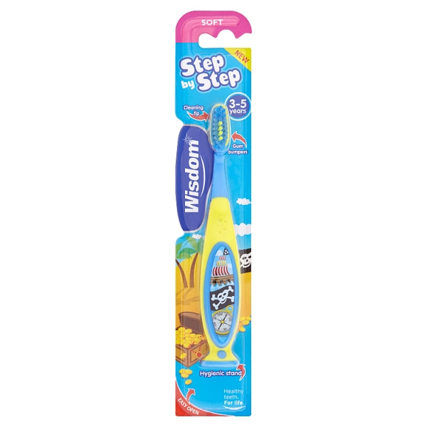 Wisdom Step By Step 3-5 Kids Toothbrushes £1.55