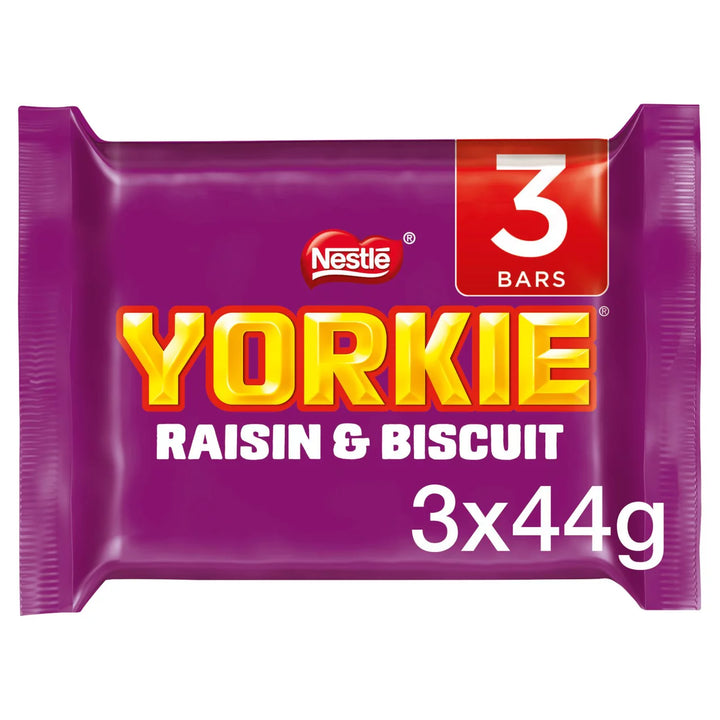 Yorkie Bar Multipack 3 Pack - Raisin & Biscuit