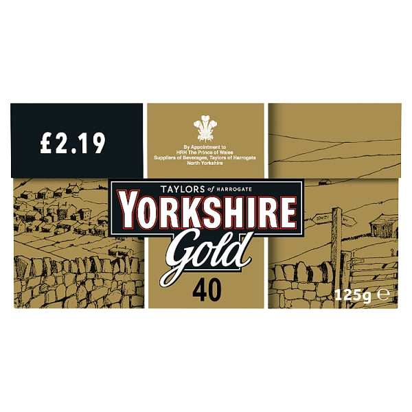 Yorkshire Tea Bag - Gold 40 Bags