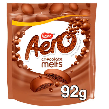 Aero Smooth bubbly milk chocolate pieces.