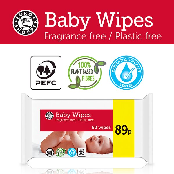 Euro Shopper 60 Baby Wipes cheapest cheapwipes