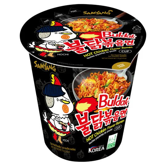 Buldak-Noodles Made in korean noodles SAMYANG noodles buldaknoodles koreannoodles - Original Spicy Ramen Cup