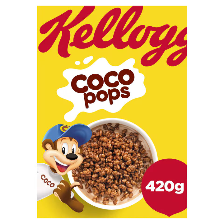 Kellogg's Breakfast Cereal Morning Breakfastcereal kelloggscereal - Coco Pops 420g