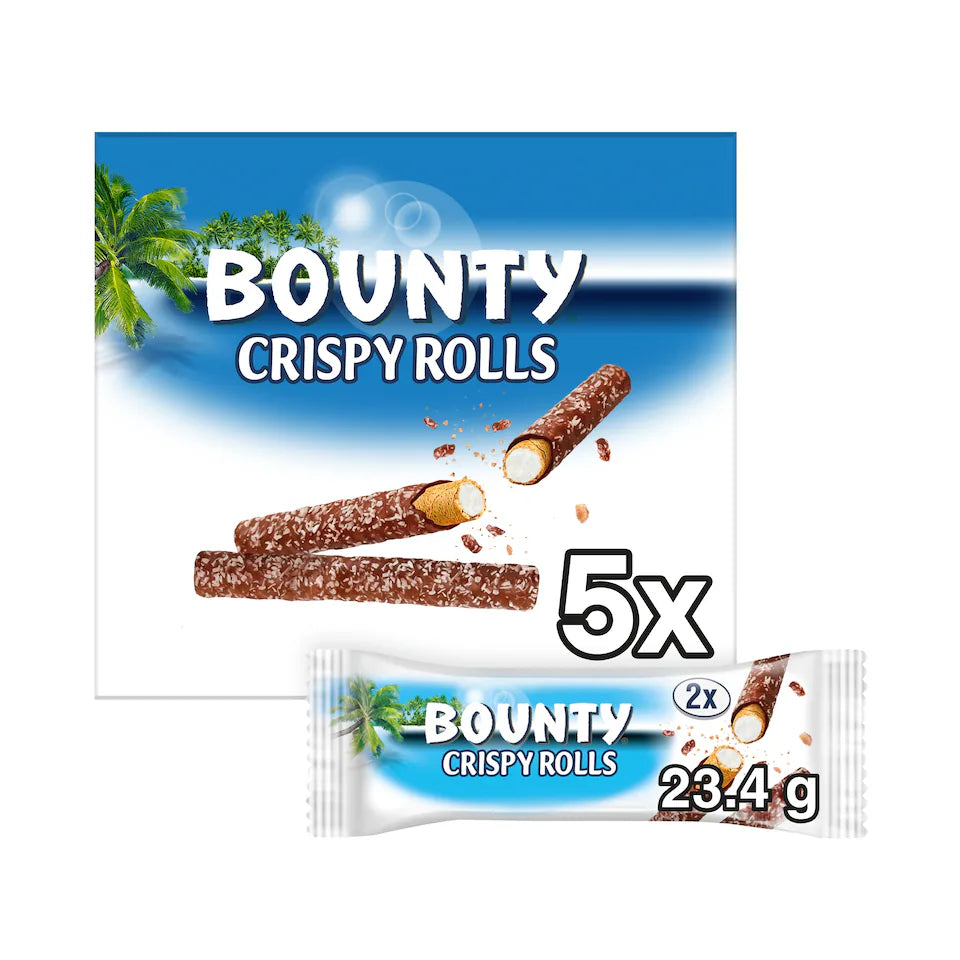 Chocolate Crispy Rolls 5 pack 112.5G Chocolatecrispyrolls5pack