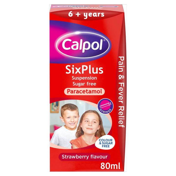 Calpol Strawberry Liquid Paracetamol - 6+
