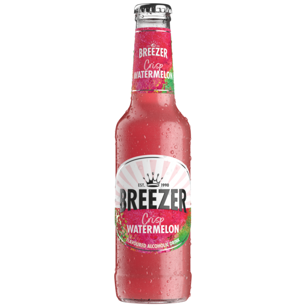 BACARDI BREEZER MIXERS 275ML BOTTLES(ALCOHOLIC MIXERS,AMERICAN MIXERS) - Crisp Watermelon