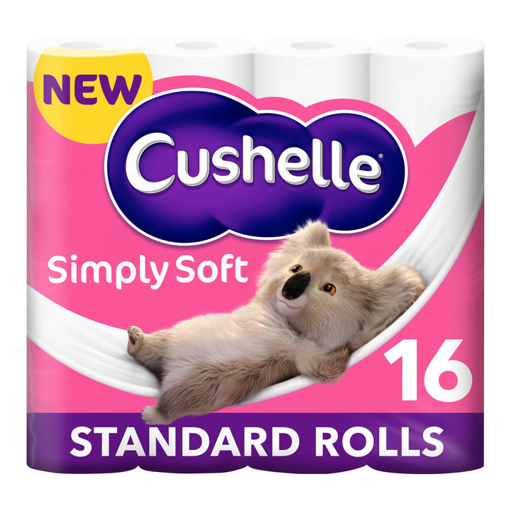 Cushelle Soft 16 Standard Rolls Toilet tissue