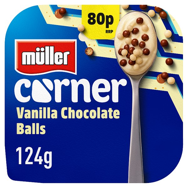 Müller Corner Yogurt 136g mullercorneryogurt - Vanilla Chocolate Balls