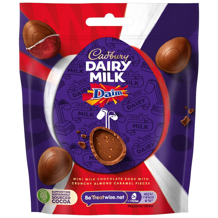 Cadbury DAIRY MILK Daim 77G EASTER SPECIAL