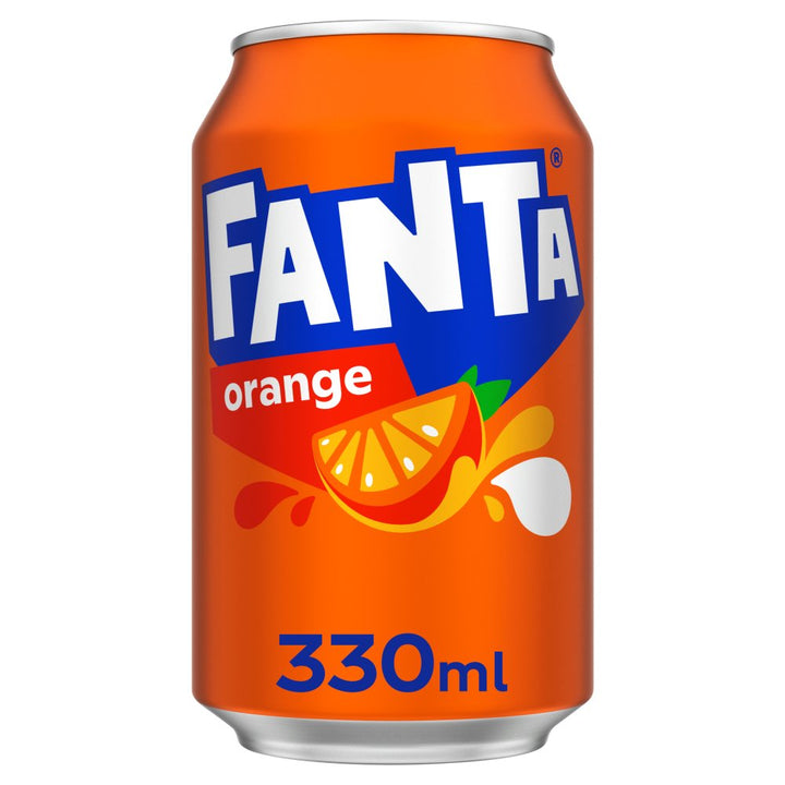 Fanta 330ml Cans - Fanta Orange