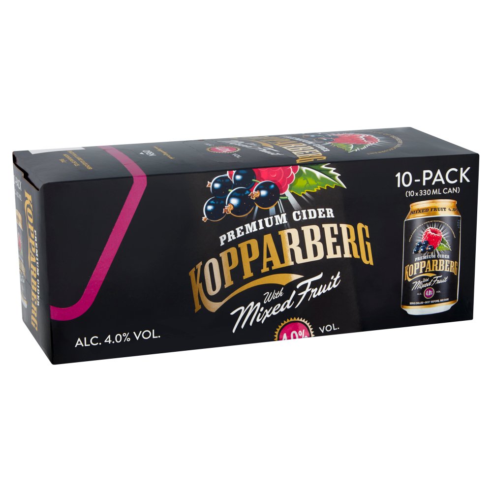 Kopparberg Premium Cider multipack 10cansciderpack KOPPABERG10PACK