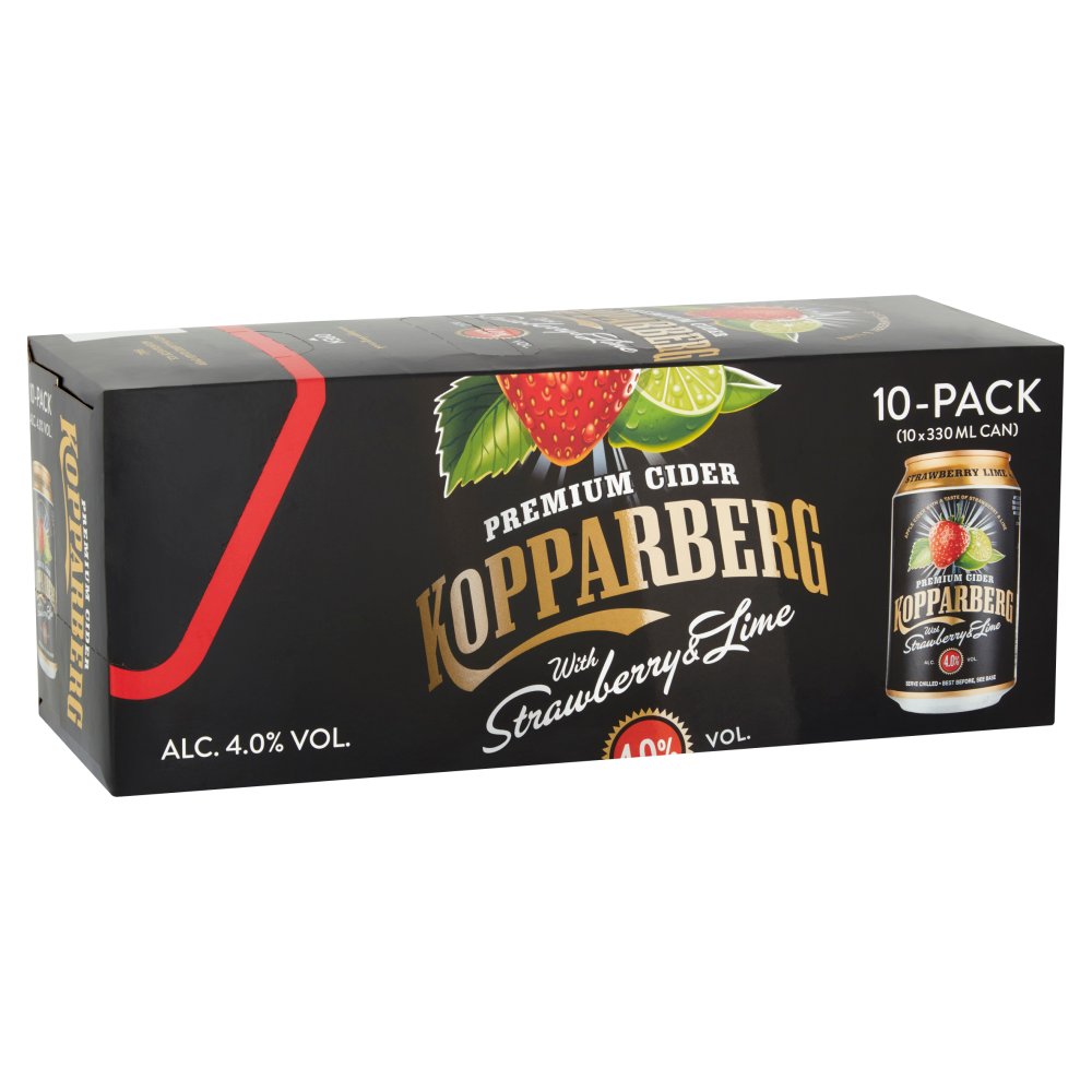 Kopparberg Premium Cider multipack 10cansciderpack KOPPABERG10PACK