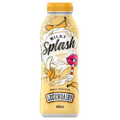 Milkysplash Banana flavoured milkshake 450ml £1.45