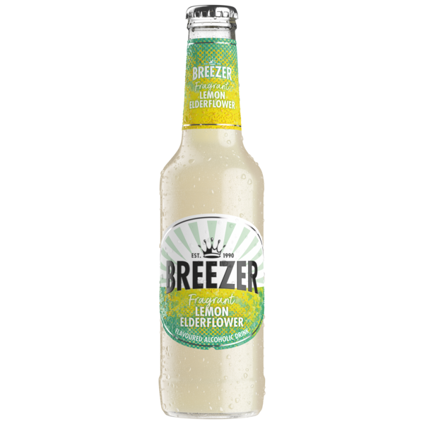 BACARDI BREEZER MIXERS 275ML BOTTLES(ALCOHOLIC MIXERS,AMERICAN MIXERS) - Lemon & Elderflower