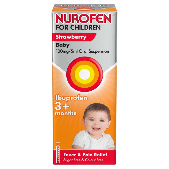 Nurofen for Children Strawberry Oral Suspension 3mths to 9yrs