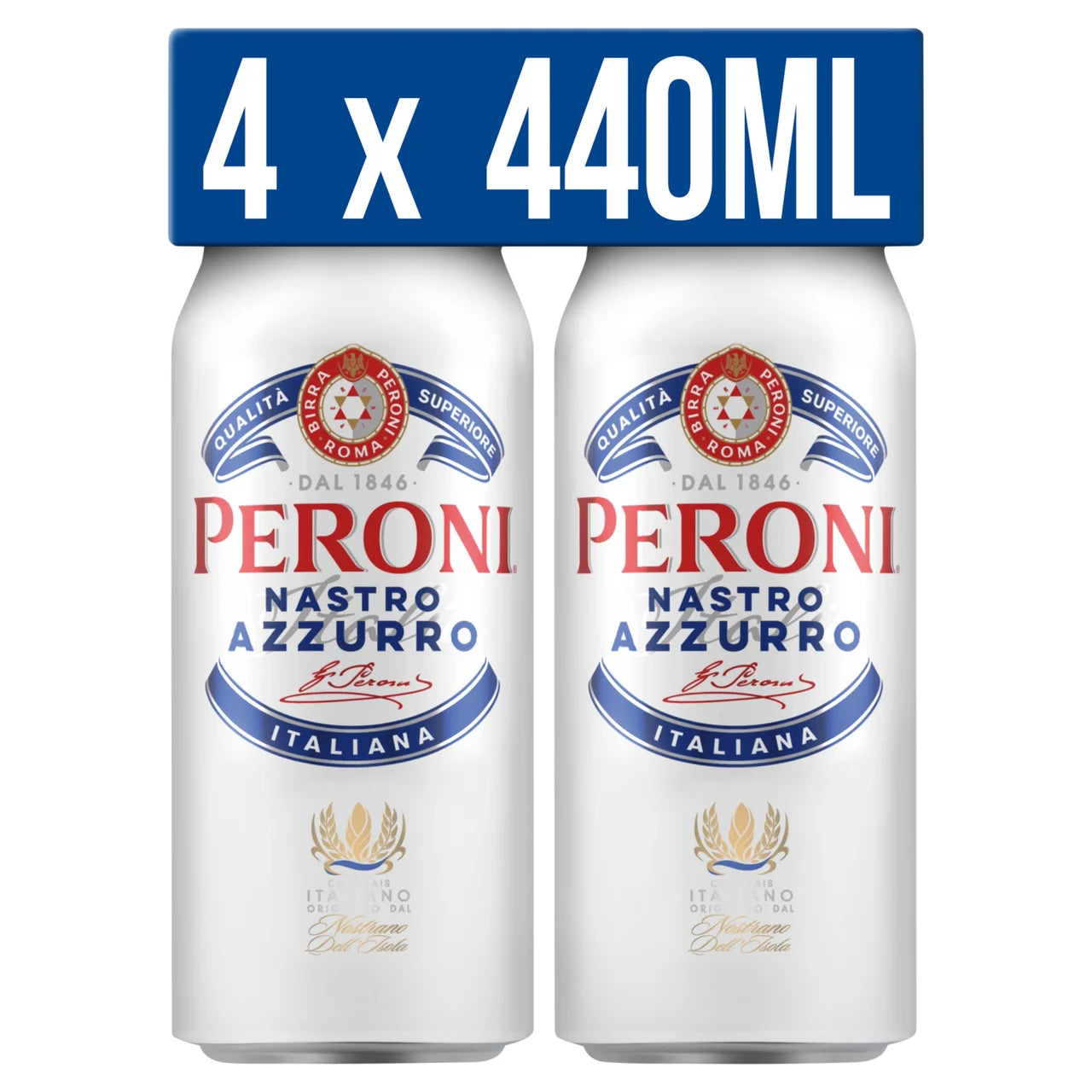 Peroni Nastro Azzurro 4 x 440ml