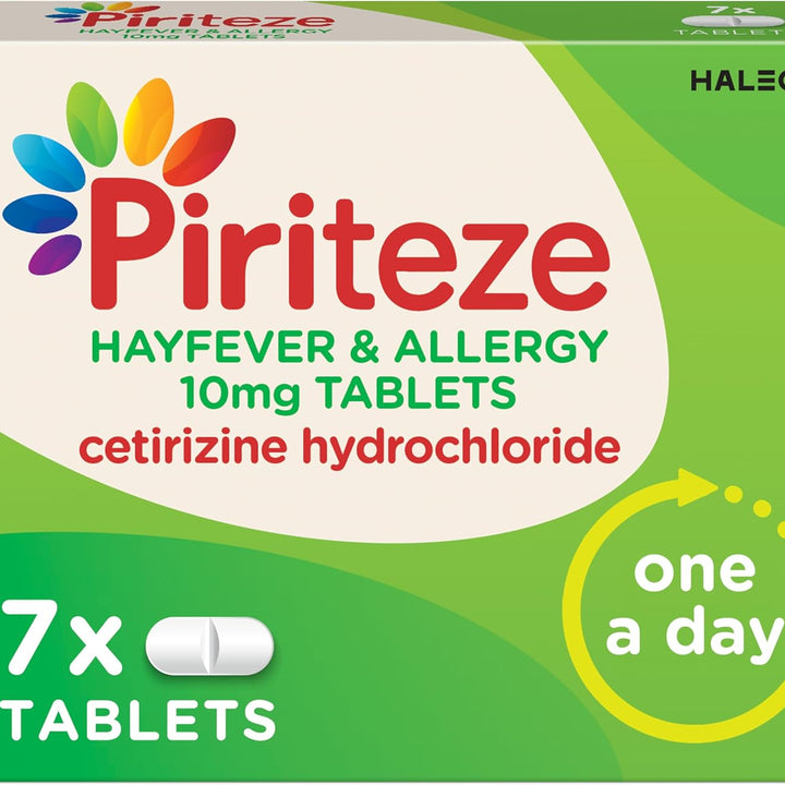 Piriteze Hayfever & Allergy Antihistamine Tablets