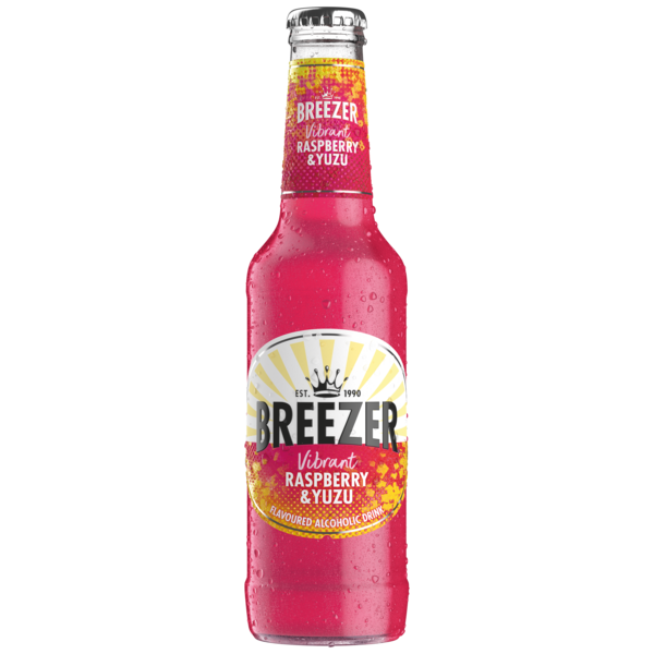 BACARDI BREEZER MIXERS 275ML BOTTLES(ALCOHOLIC MIXERS,AMERICAN MIXERS) - Raspberry & Yuzu