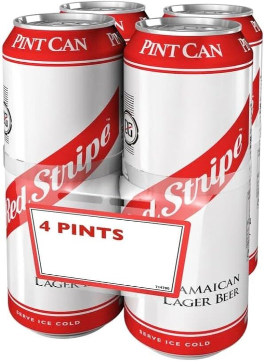 Red Stripe Jamaican Lager Can Pint - Pint