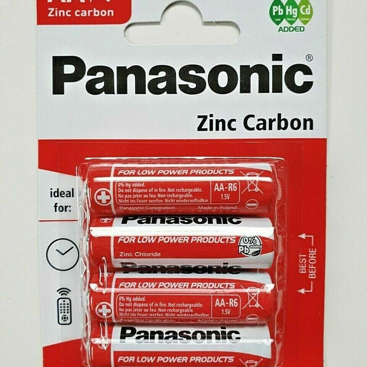 Batteries for Toys/Devices - Panasonic AA Zinc Carbon