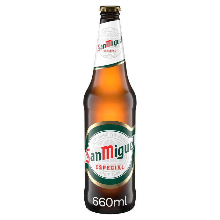San Miguel Premium Lager Beer 660ml Bottle