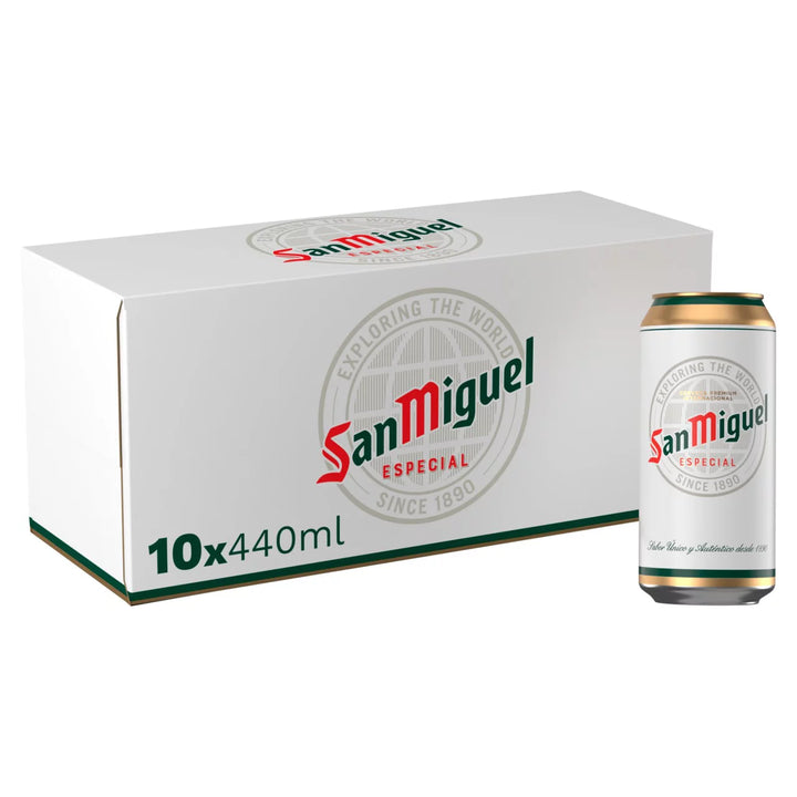 San Miguel Premium Lager Beer - 10 Pack