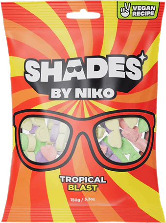 Shades by Niko 150g Trending chocolate/sweets - Tropical Blast