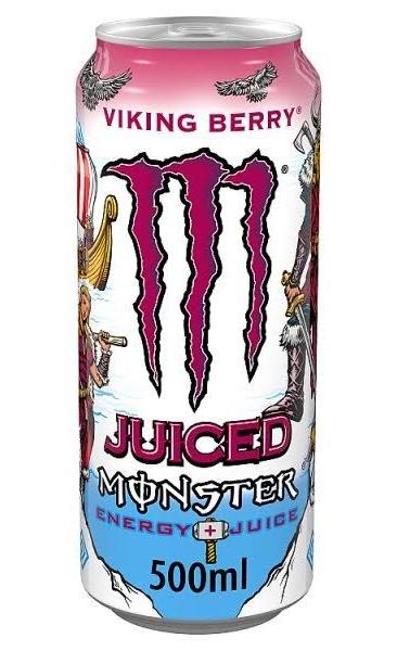 Monster Energy Drinks - Viking Berry made in uk