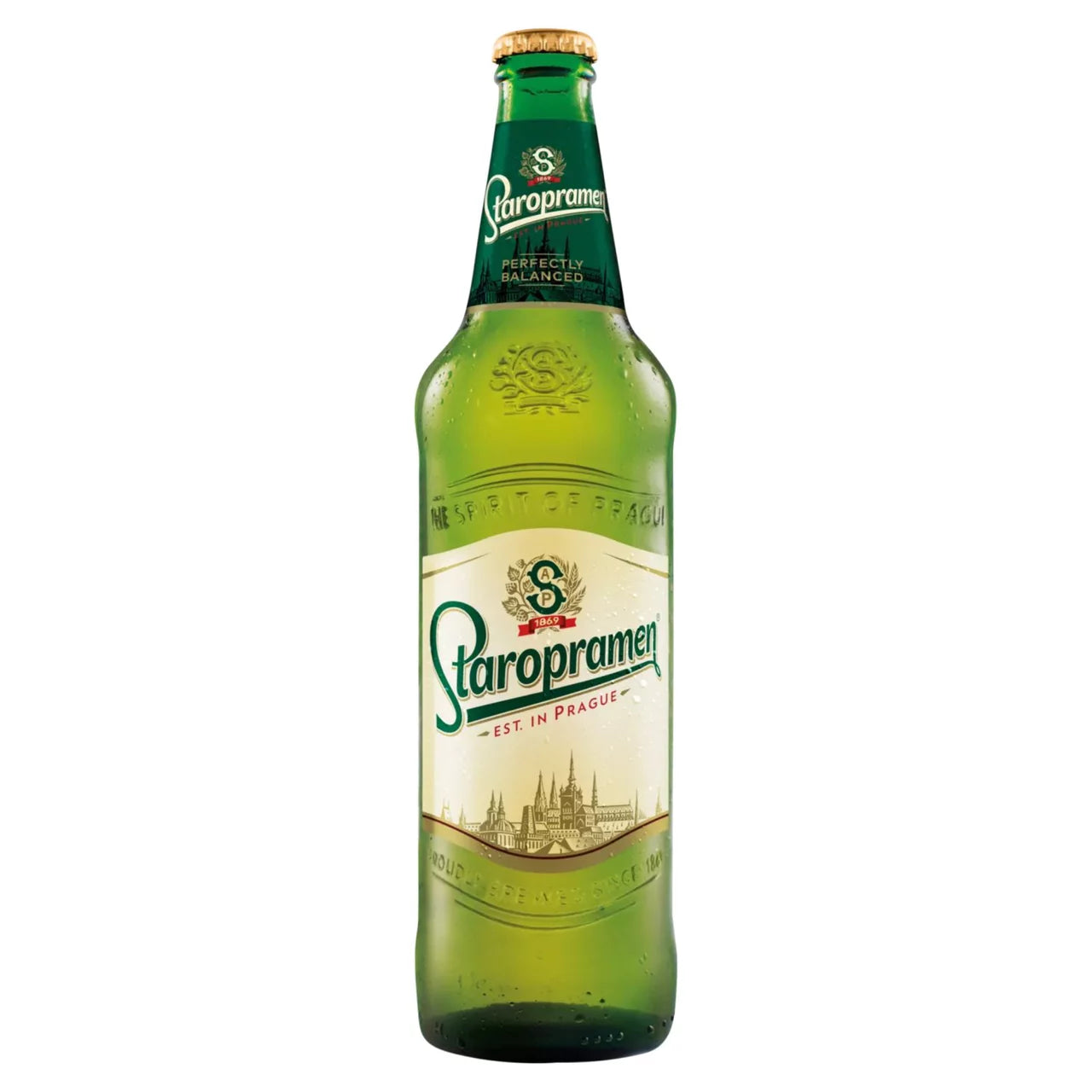 Staropramen Premium Czech Style Pilsner Lager Beer 660ml Bottle