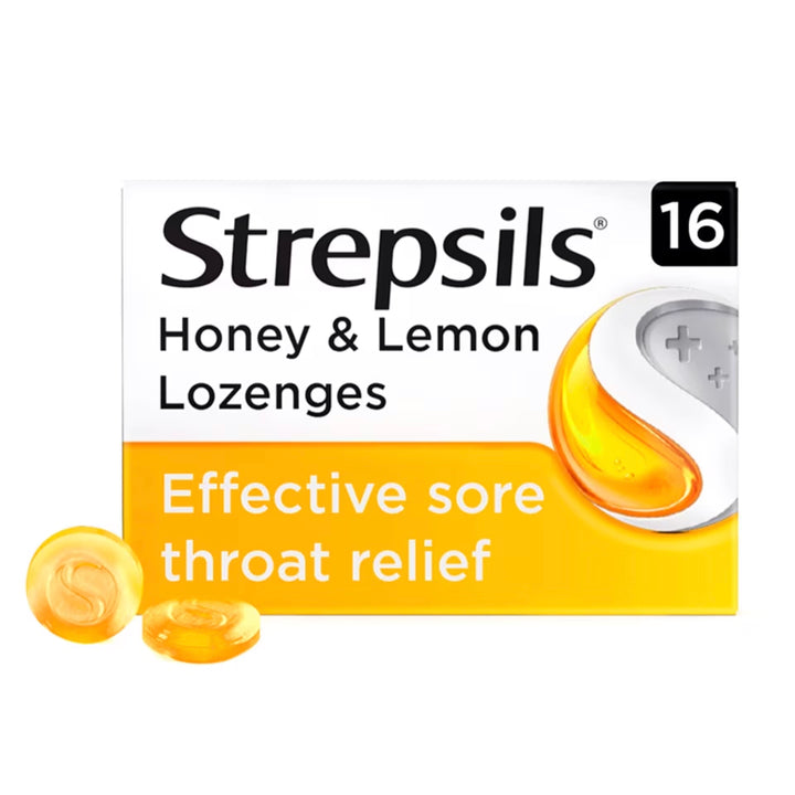 Strepsils  Sore Throat Lozenges - Honey & Lemon