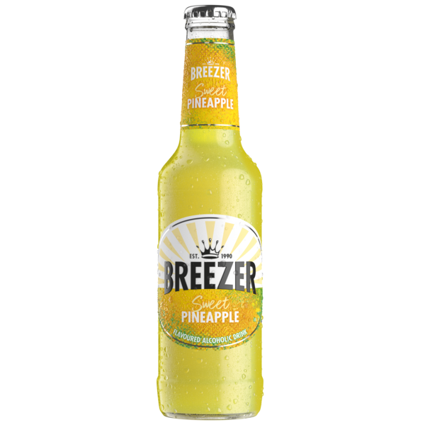 BACARDI BREEZER MIXERS 275ML BOTTLES(ALCOHOLIC MIXERS,AMERICAN MIXERS) - Sweet Pineapple